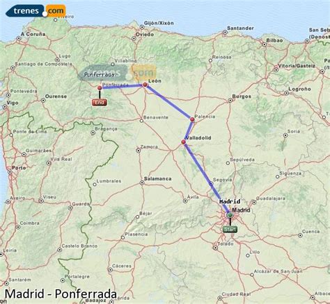 ponferrada a burgos|Tren barato Ponferrada